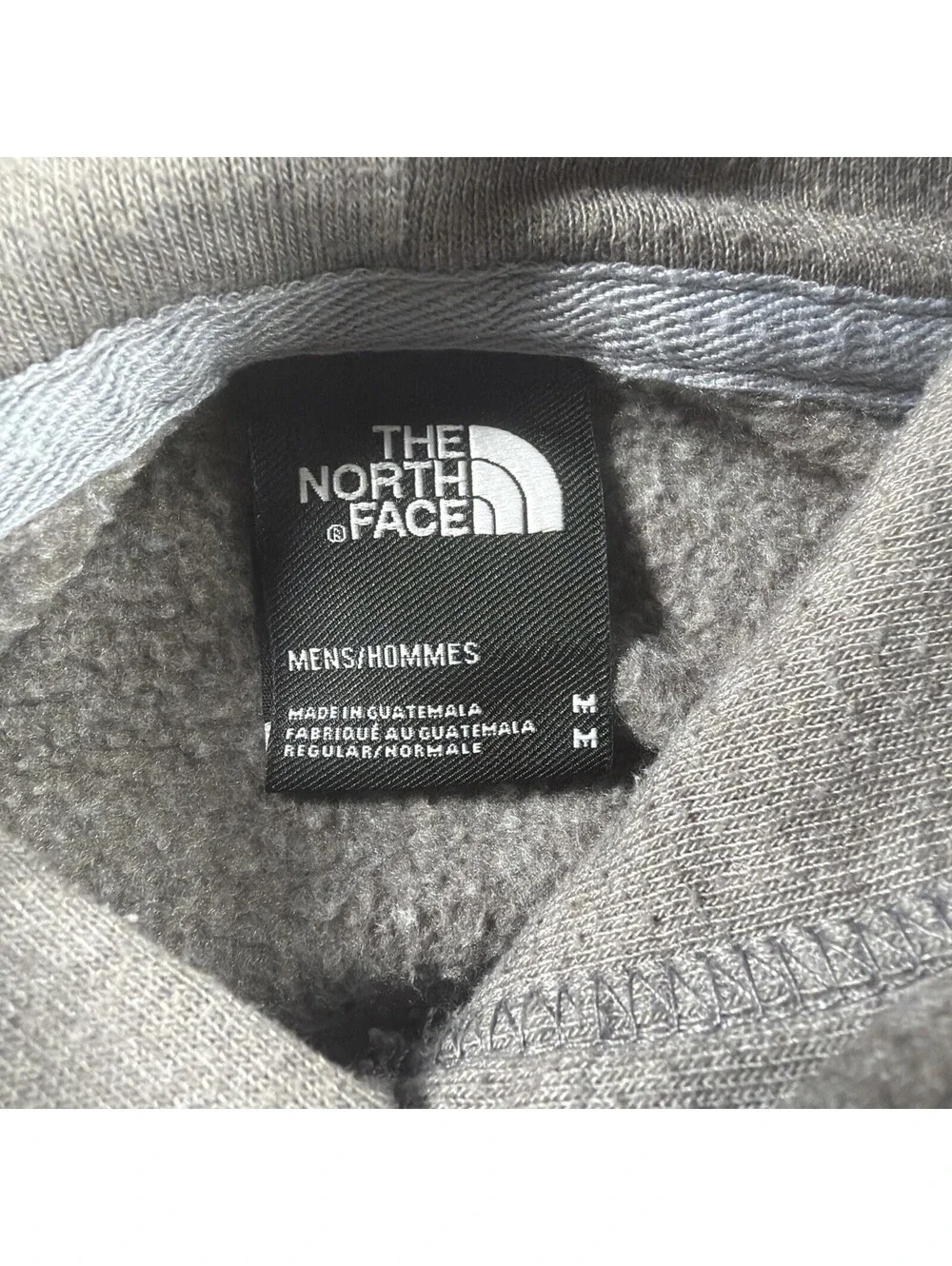 The North Face Mens - USA Box Pullover Hoodie - Medium Grey